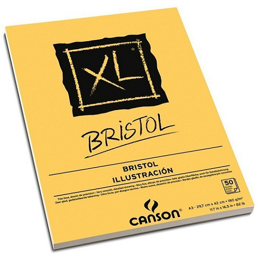 Papel CANSON BRISTOL XL 180g bloc 50h A4